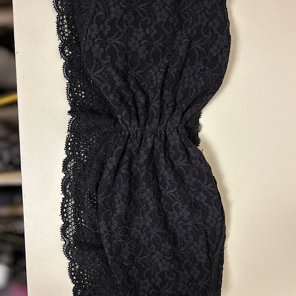 Aerie black lace bandeau